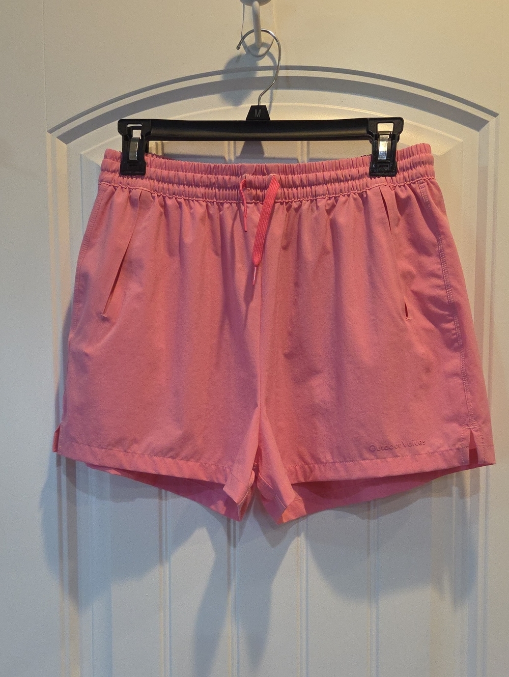 Women's Outdoor Voices Pink Athletic Shorts with Drawstring Waist